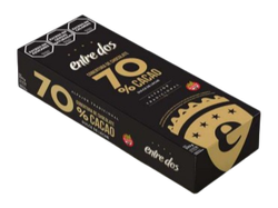 Estuche x 6u. Alfajores 70% Cacao SIN GLUTEN Entre Dos x 45g.