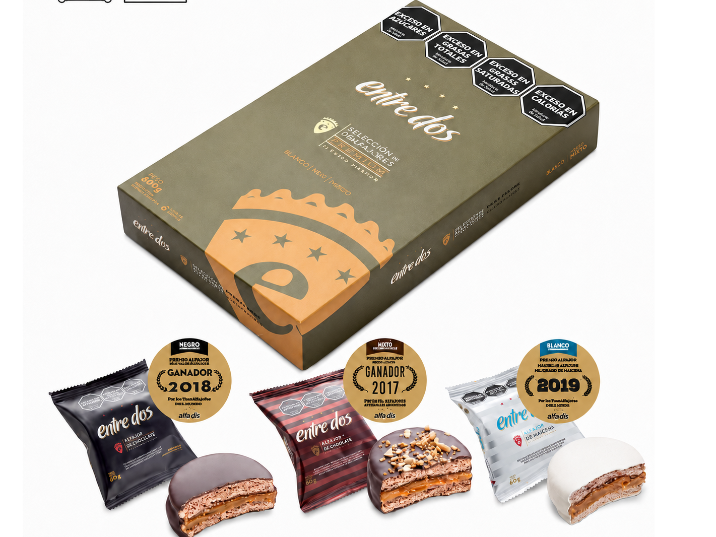 Estuche Chocolate selección x 60grs.