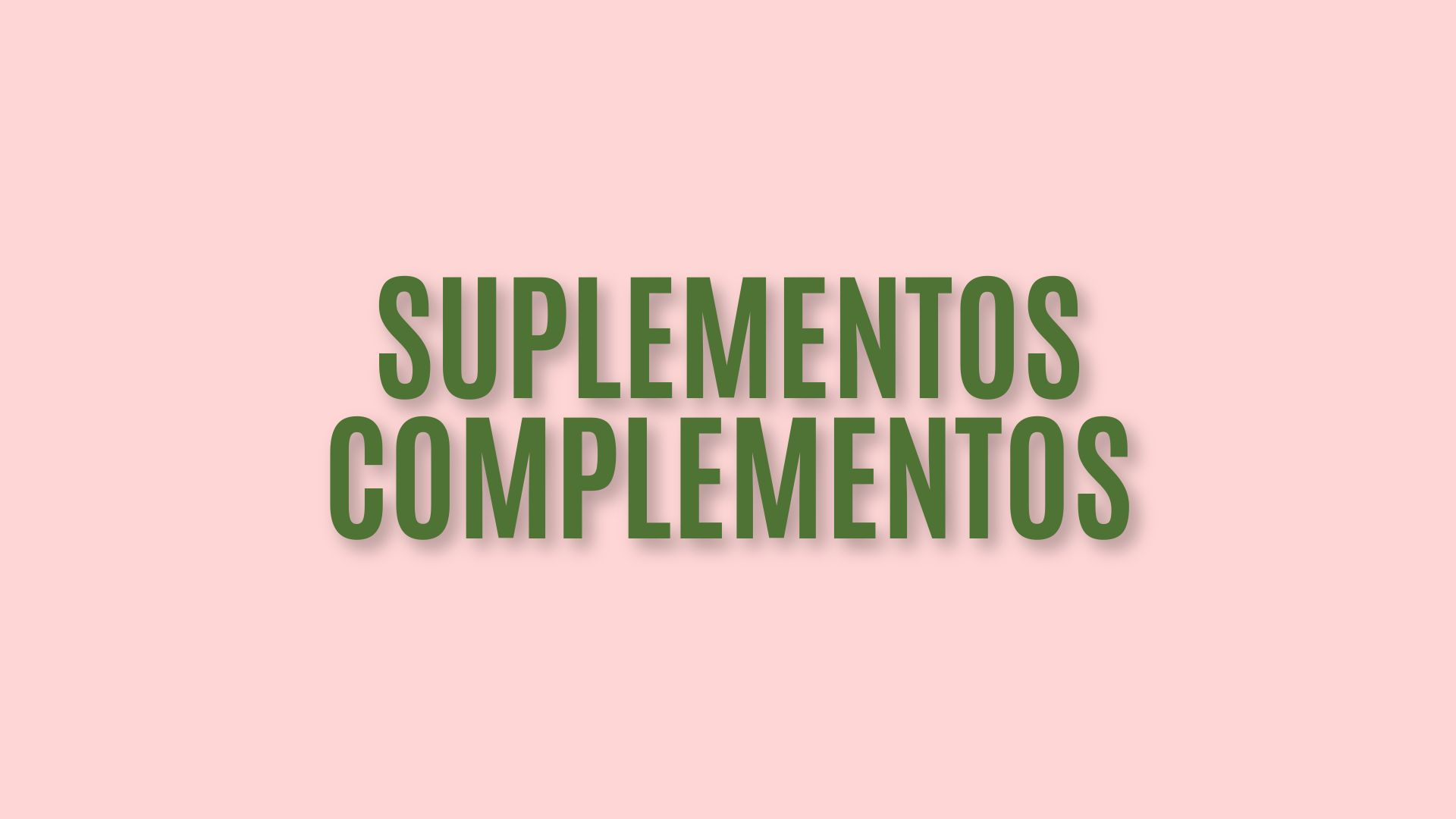 Suplementos/Complementos/Adaptógenos