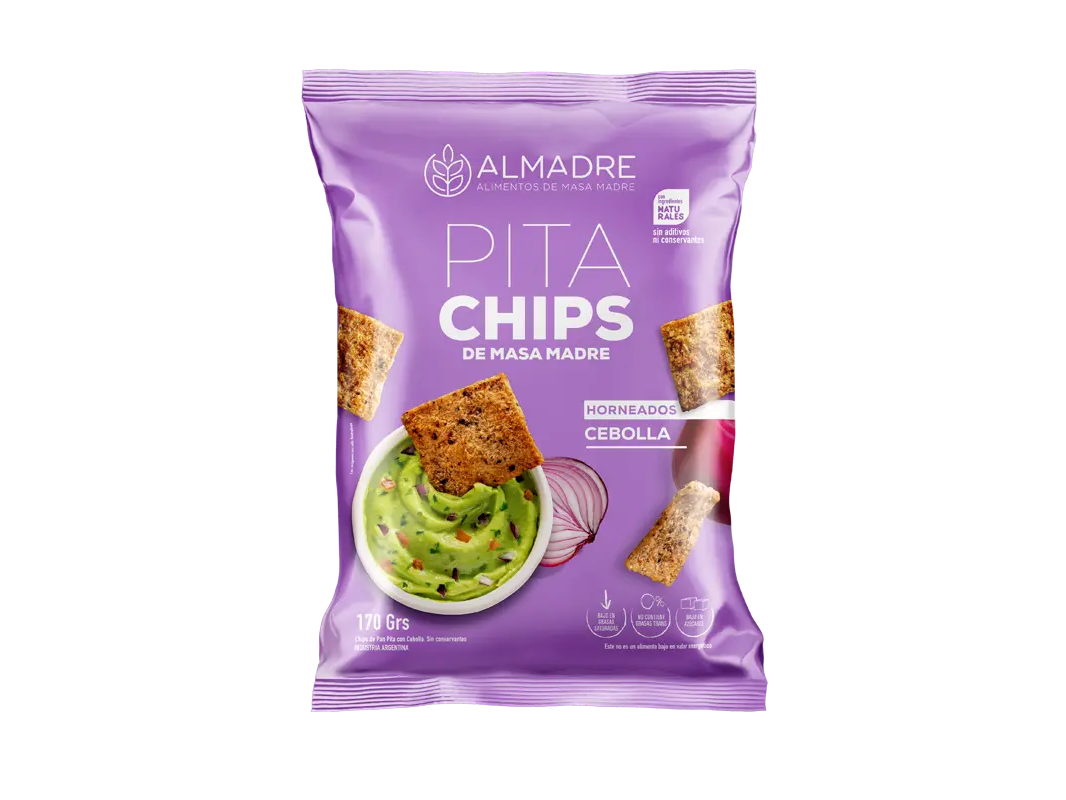 PITACHIPS DE MASA MADRE CEBOLLA