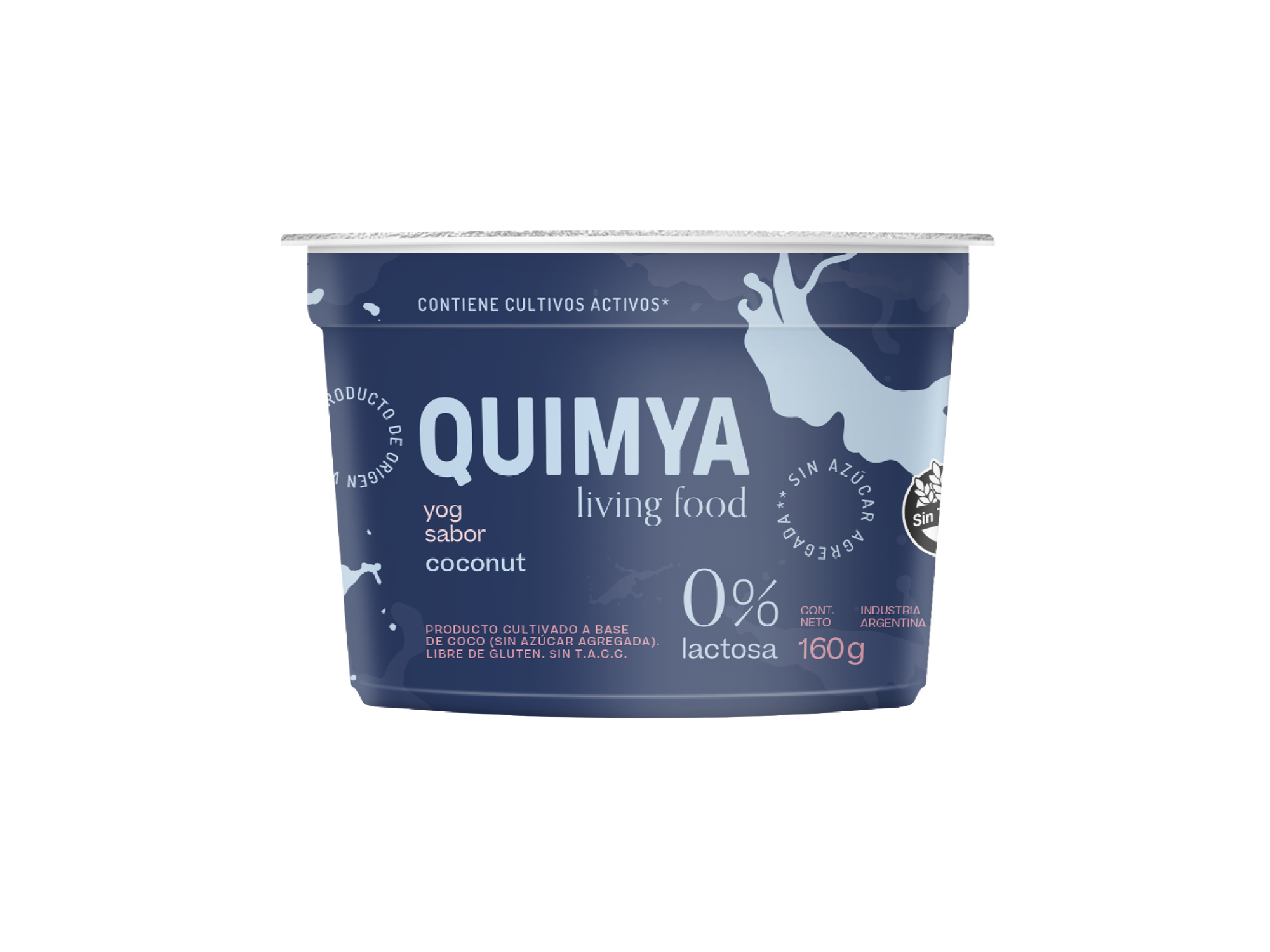 YOGURT A BASE DE COCO SIN AZÚCAR NATURAL (COCONUT)