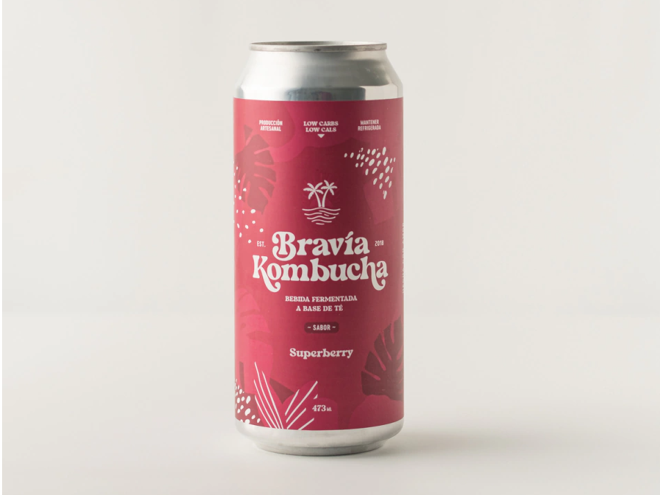 KOMBUCHA SUPERBERRY, FRUTOS ROJOS