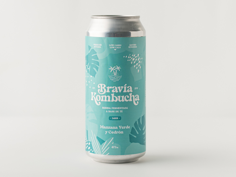 KOMBUCHA MANZANA VERDE Y CEDRÓN