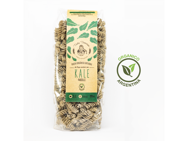 FIDEOS INTEGRALES CON KALE