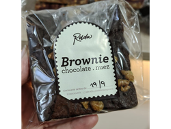 BROWNIE CHOCOLATE & NUEZ