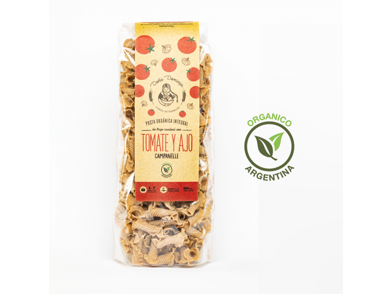 FIDEOS INTEGRALES CON TOMATE Y AJO