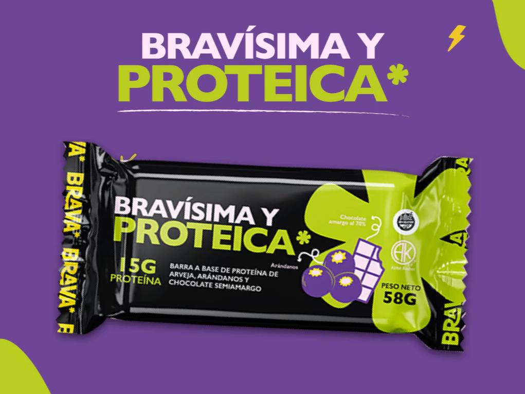 BARRA PROTEICA ARÁNDANOS & JENGIBRE