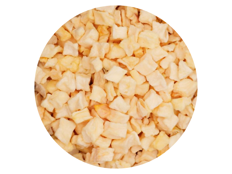 MANZANA VERDE EN CUBOS