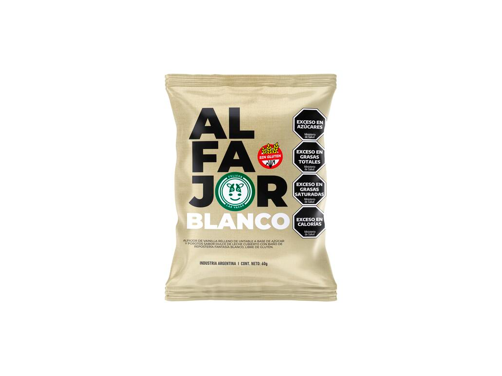 ALFAJOR RELLENO DE DULCE DE LECHE BAÑADO EN CHOCOLATE BLANCO - VEGANO