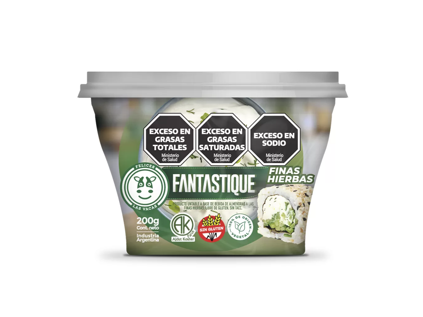 QUESO UNTABLE DE ALMENDRAS FINAS HIERBAS