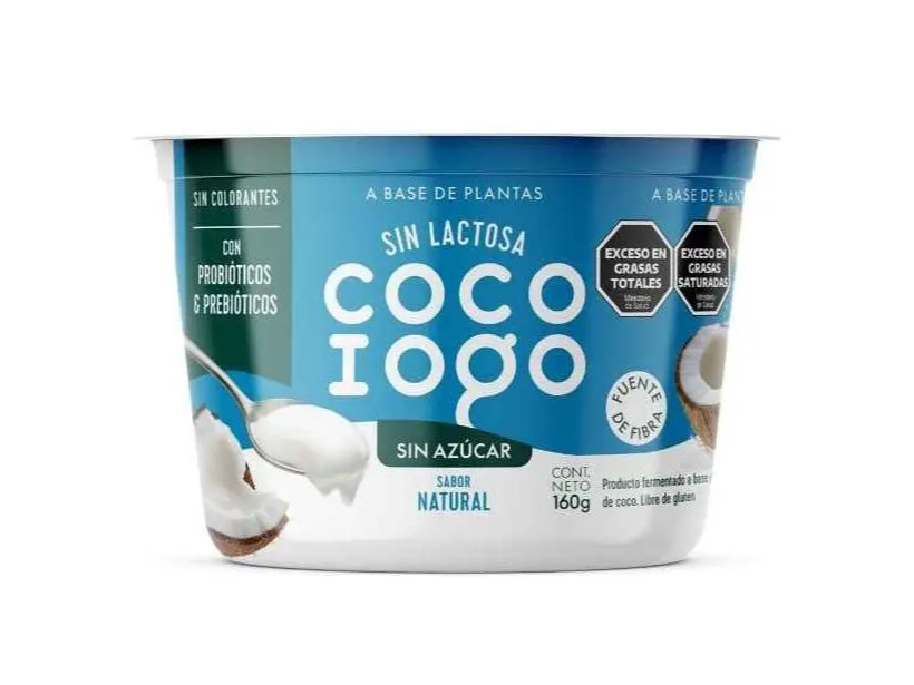YOGURT A BASE DE COCO SIN AZÚCAR NATURAL