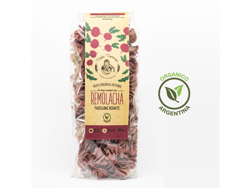 FIDEOS INTEGRALES CON REMOLACHA