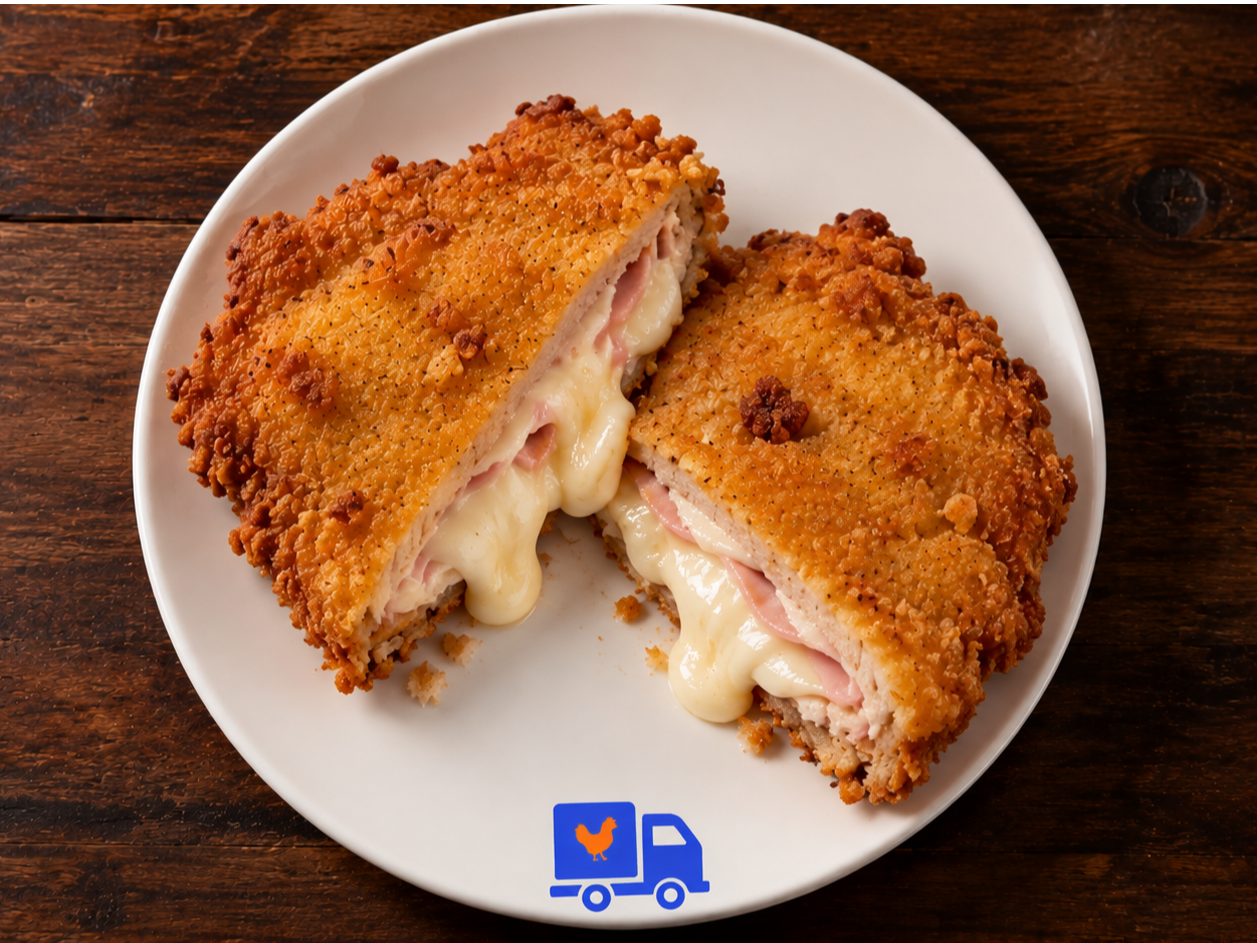 MILANESA DE POLLO RELLENA JYQ