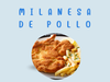 Milanesa de pollo