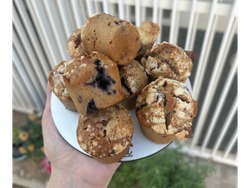 Mini muffins de frutos rojos - 9 un