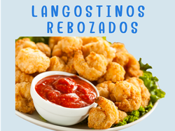 Langostinos rebozados