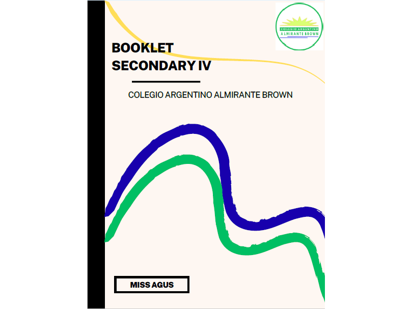 BOOKLET SECUNDARIA 4- Miss Agustina