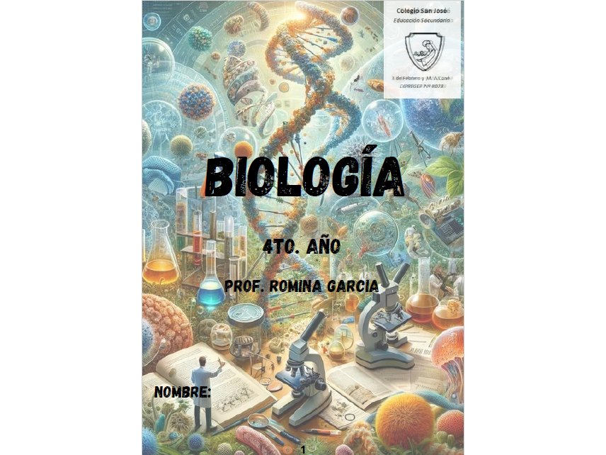 BIOLOGÍA 4 - Prof Romina García
