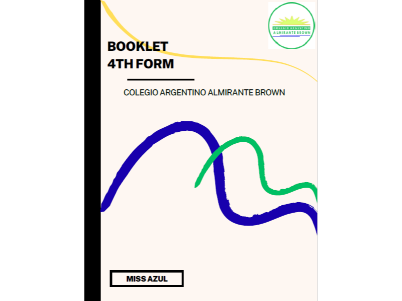 BOOKLET PRIMARIA 4° GRADO - Miss Azul