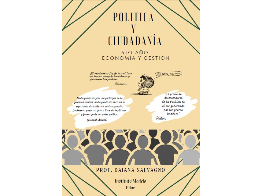 POLÍTICA Y CIUDADANÍA 5°ECO - Prof Salvagno