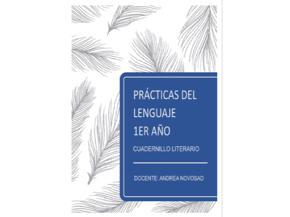 prácticas del lenguaje 1- Prof Andrea Novosad