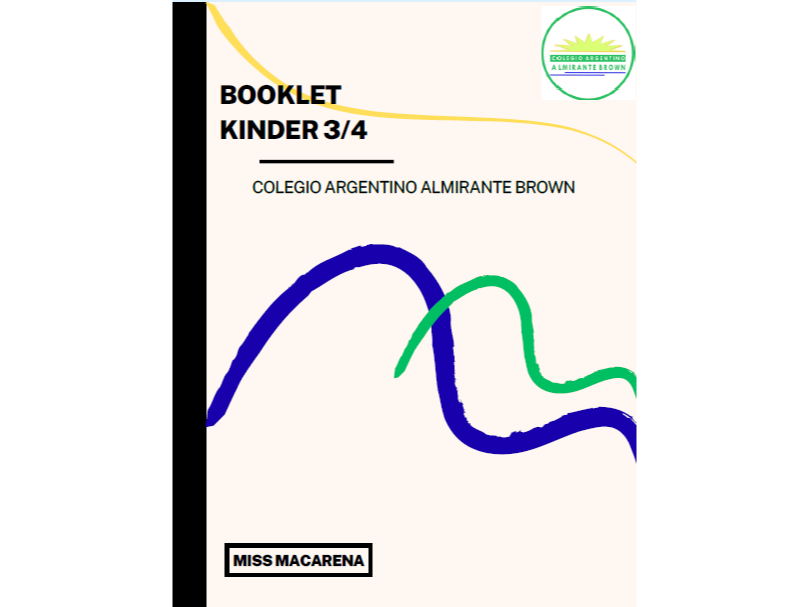 BOOKLET KINDER 3-4 - Miss Macarena