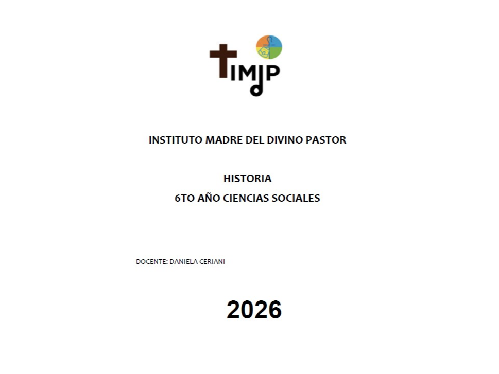 HISTORIA 6 - Prof Ceriani