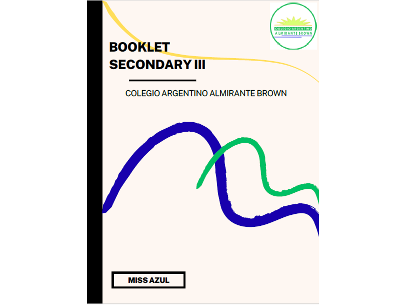 BOOKLET SECUNDARIA 3 - Miss Azul