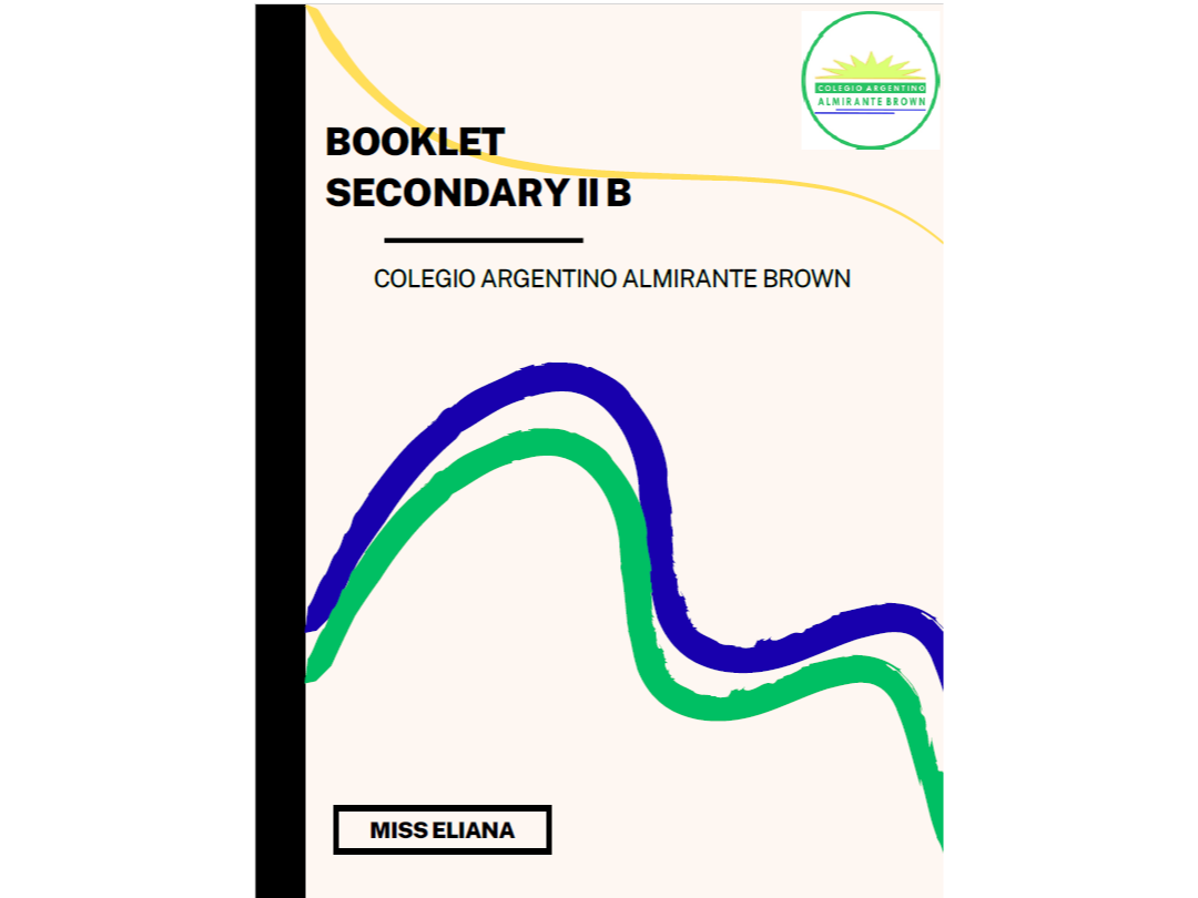 BOOKLET SECUNDARIA 2 B - Miss Eliana