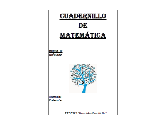 MATEMÁTICA 3º 1ª, 3º3ª Y 3º6ª
