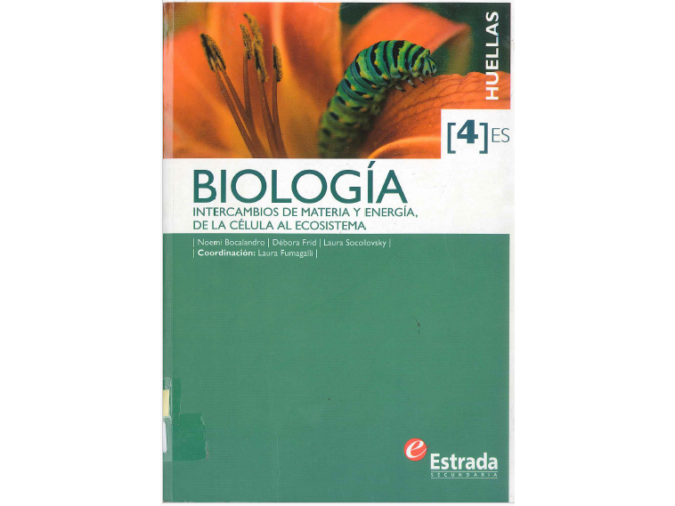 BIOLOGÍA 4 ESTRADA Prof Lorena Aguilar