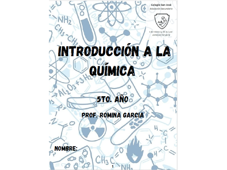INTRODUCCIÓN A LA QUÍMICA 5 - Prof Romina García