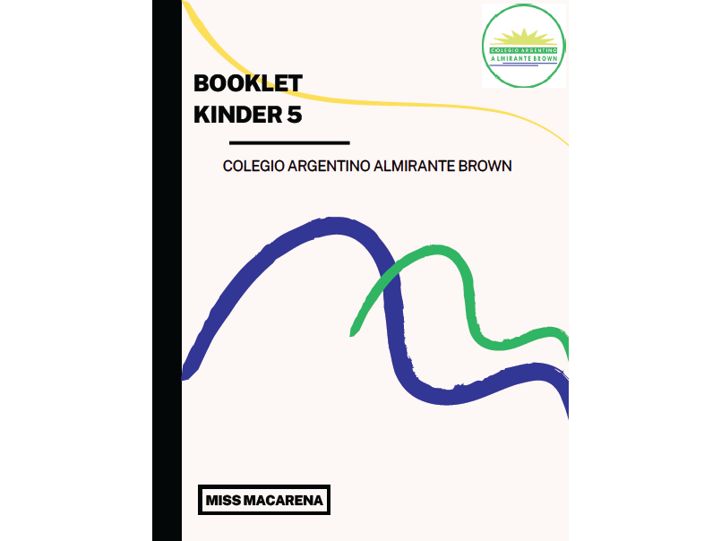 BOOKLET KINDER 5 - Miss Macarena