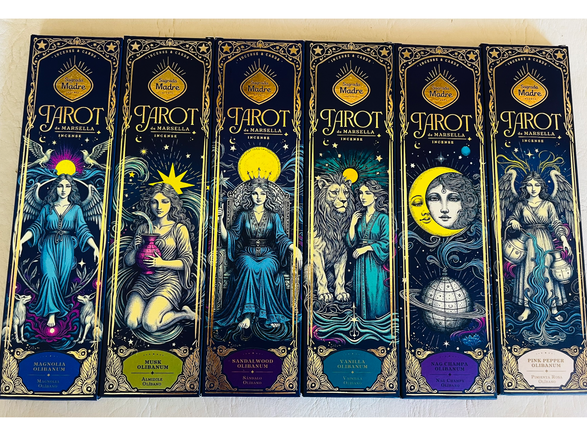 Linea incienso tarot  de Marsella