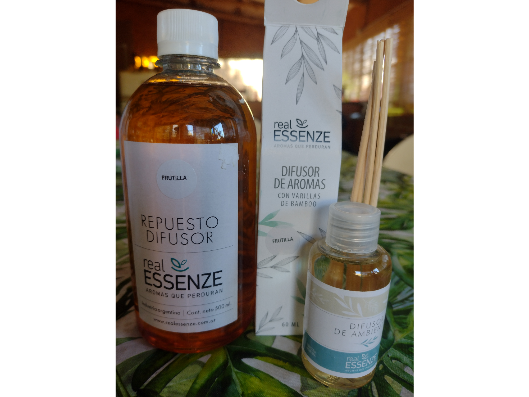 Combo difusor 60 cc y repuesto de 500 ML