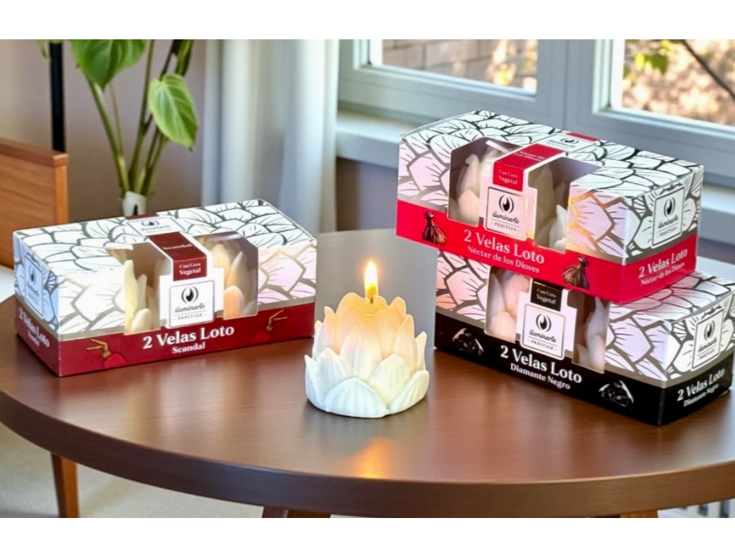 Velas Aromáticas Loto