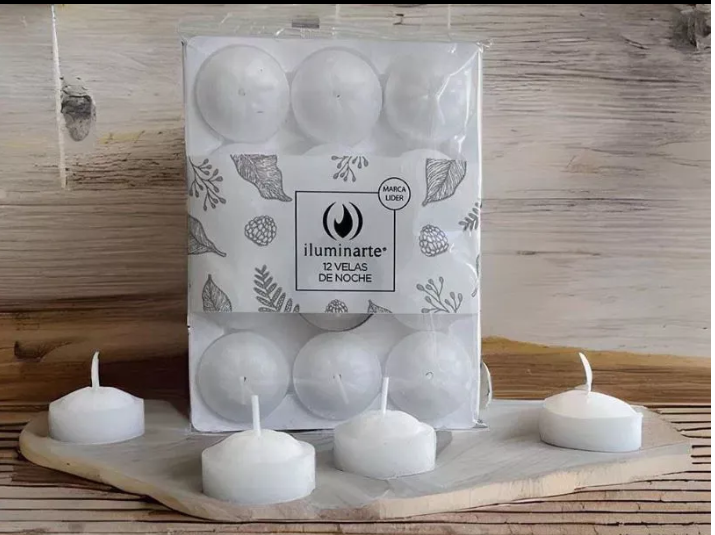 Velas de noche x 12 und