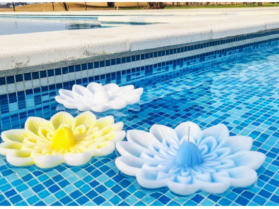 Vela flotante 20 x 20 cm