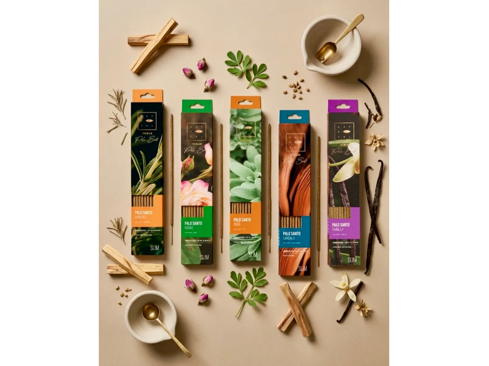 Sahumerio palo santo combinado Premium  SLIM