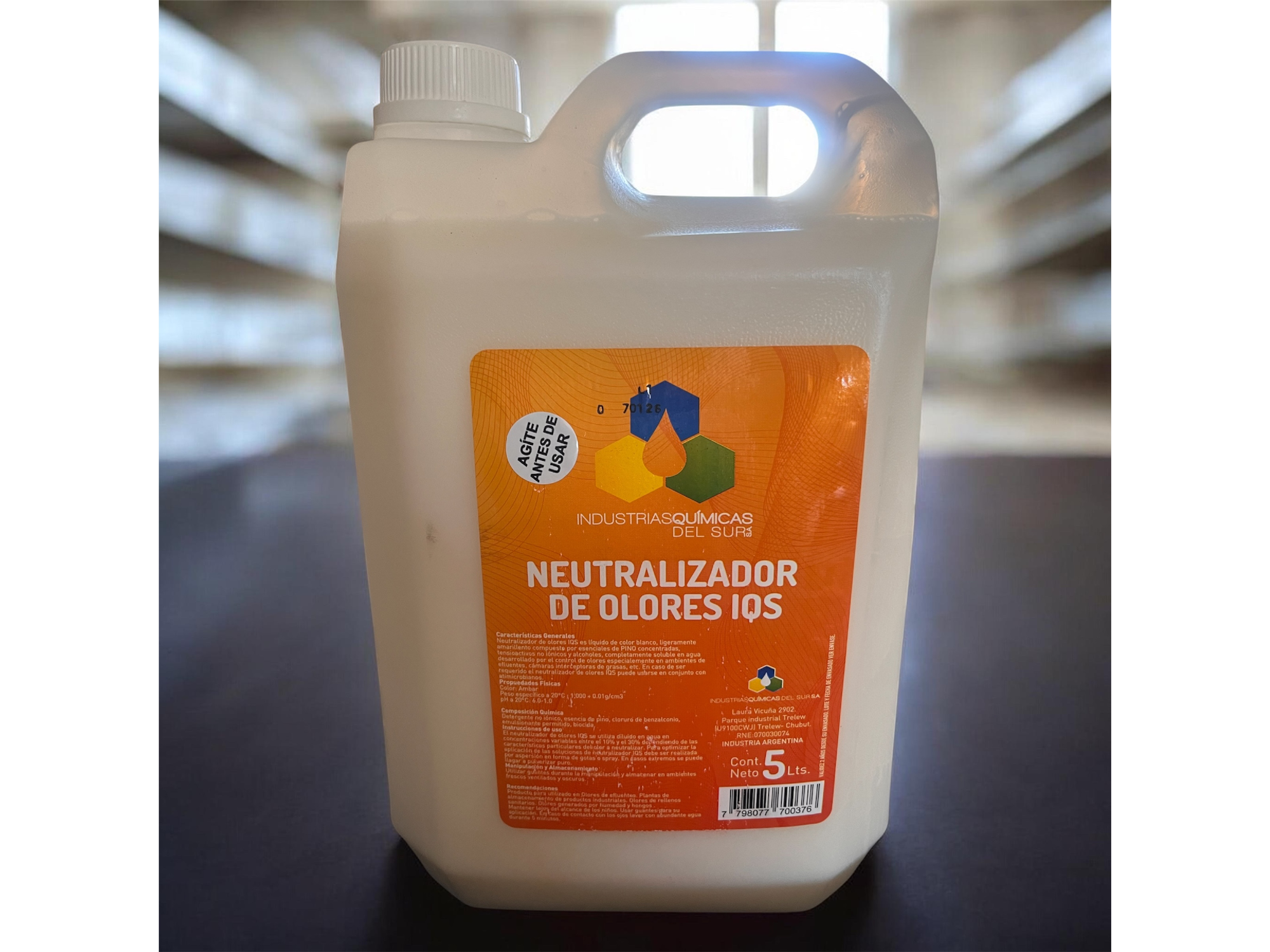 Neutralizador de olores x 5 litros
