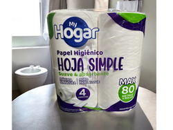 Papel higiénico 4 x 80 mts