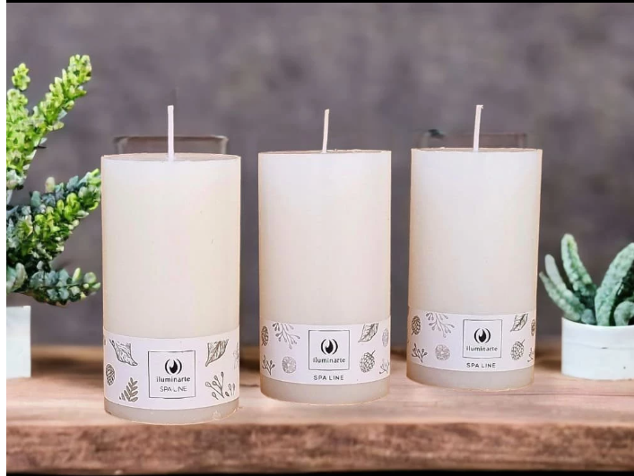 Velón spa line 14x7 cm