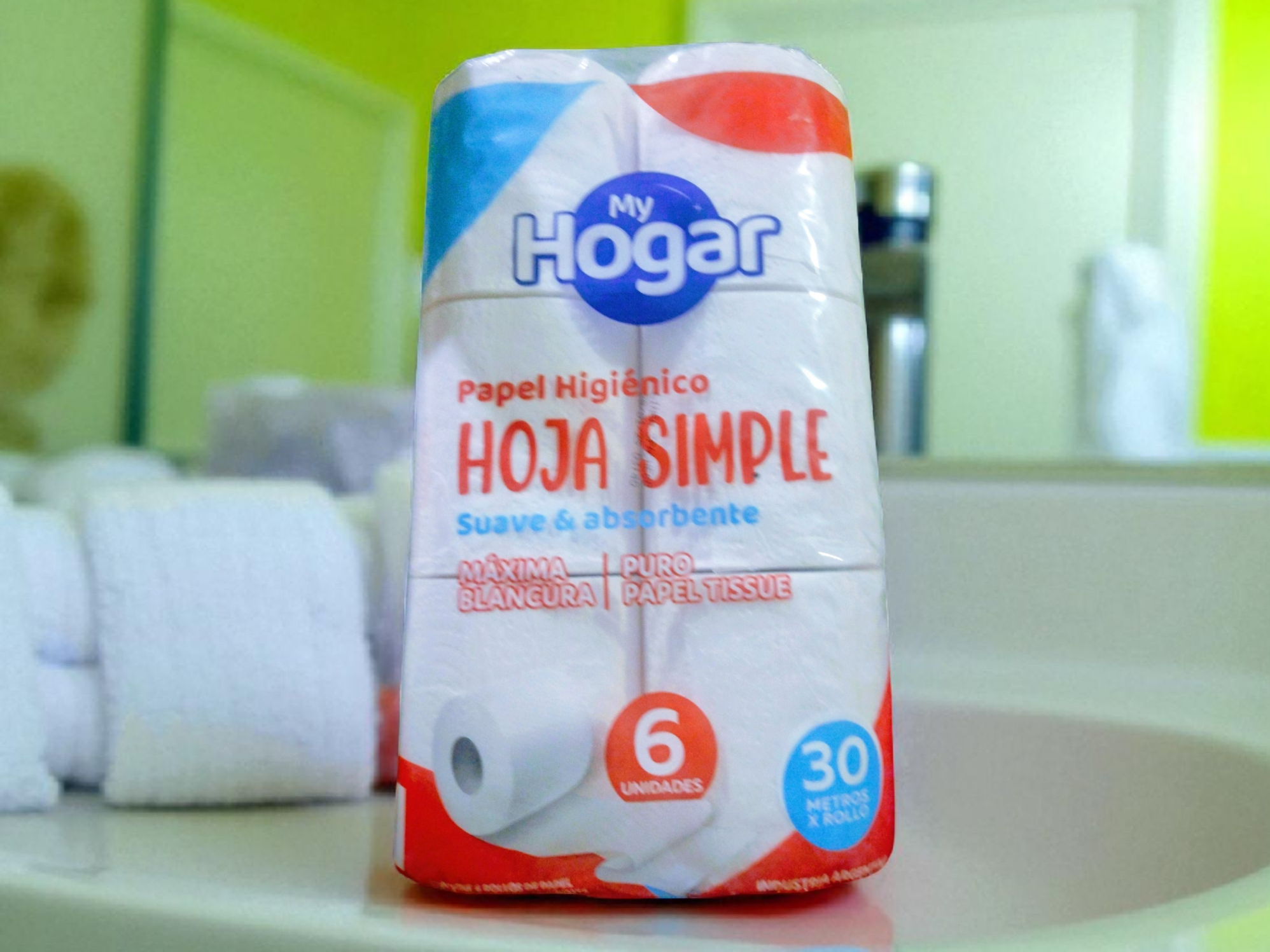 Papel higiénico 6 x 30 mts