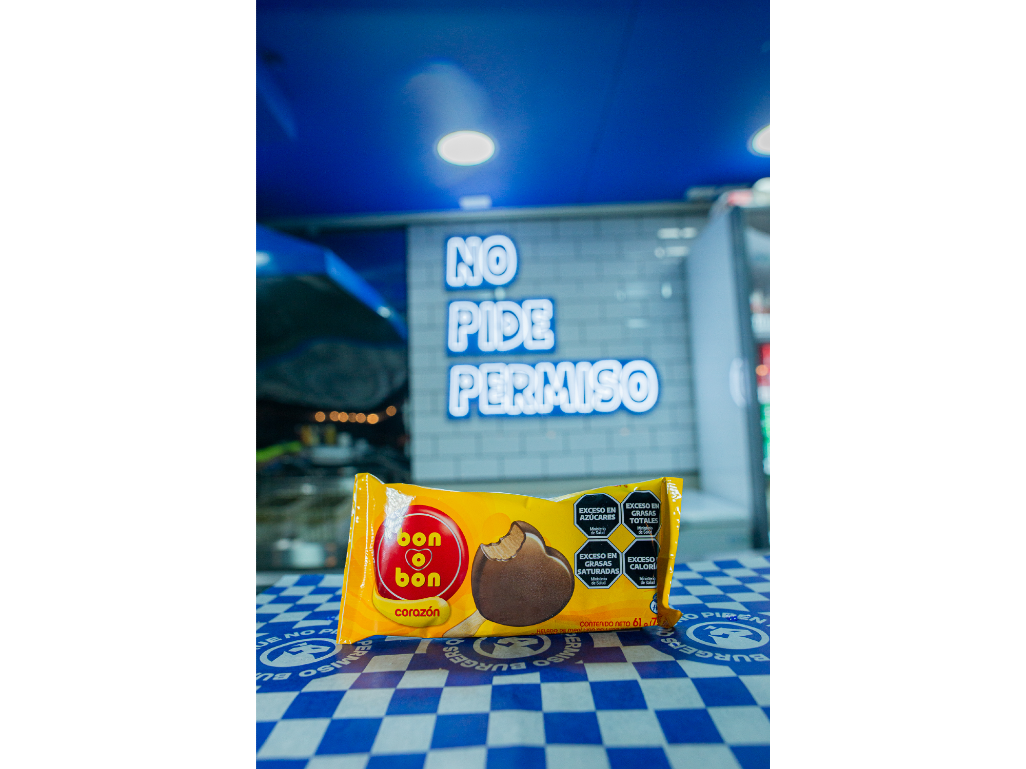 PALETA CORAZÓN BON O BON