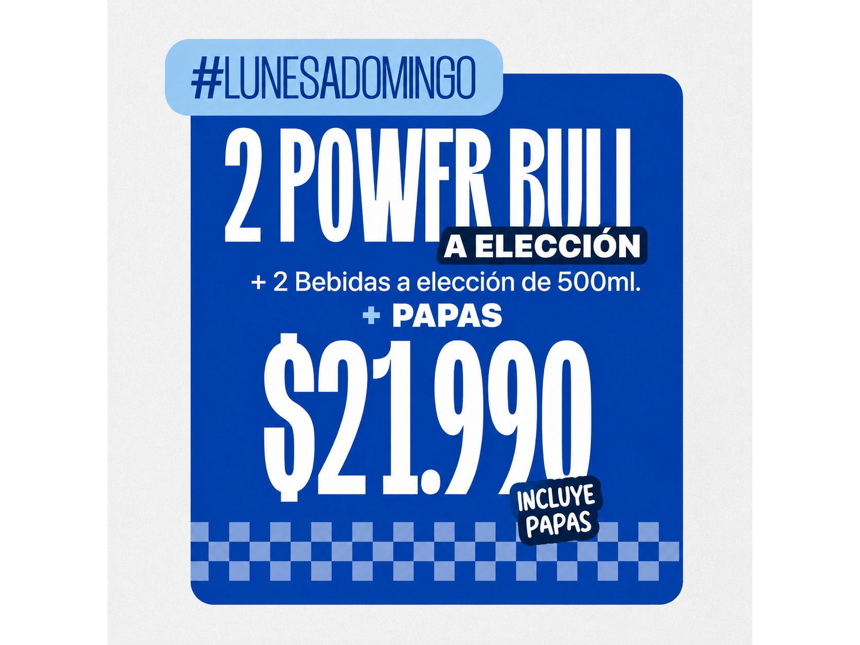 PROMO - 2 POWER BULL A ELECCION