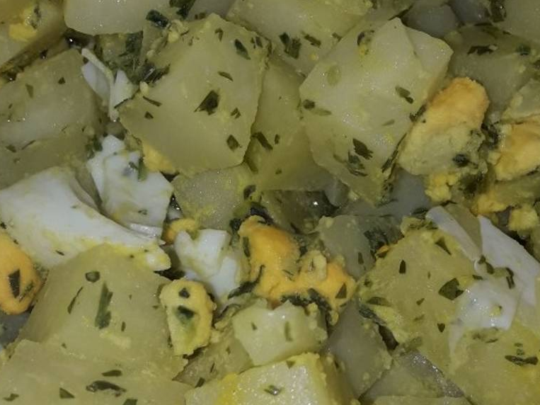 Papas Provenzal y Huevo 100 grs