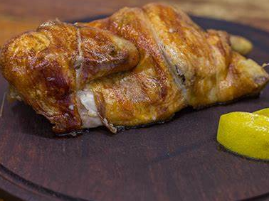 mitad de pollo