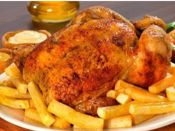 Pollo al Spiedo + Guarnicion Unid.