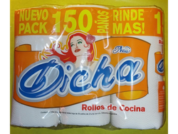 3 uniades Rolisec dicha X3 x150paños