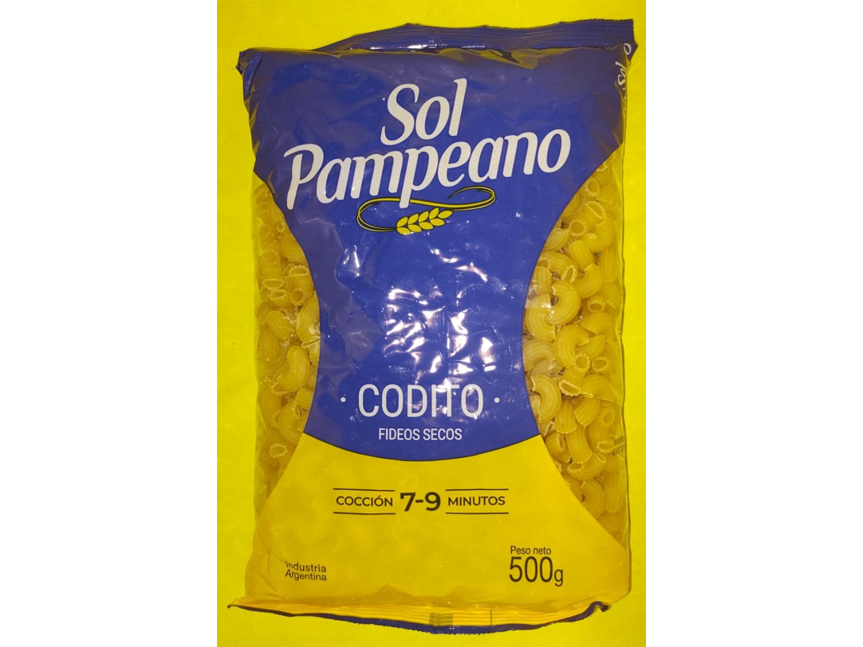 3 unidades Coditos Sol pampeano